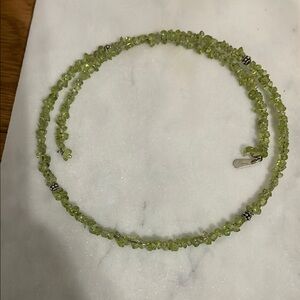 Elegant Green Beaded Necklace